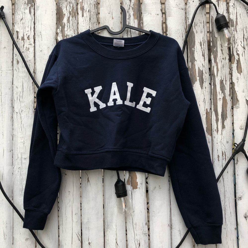 Kale Crop Sweatshirt